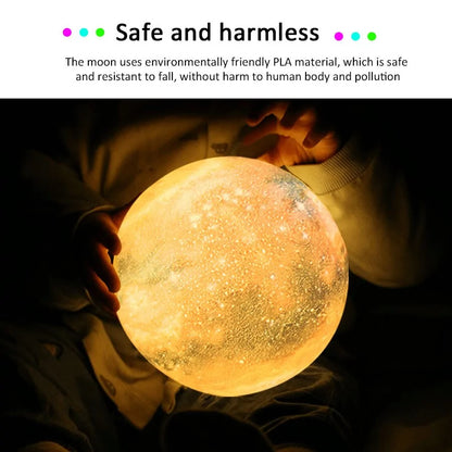 Rechargeable Moon Night Light