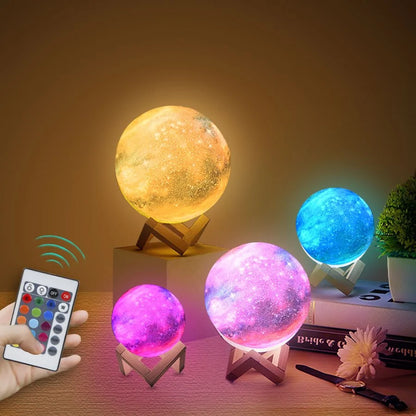 Rechargeable Moon Night Light