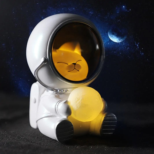 Cute Pet Astronaut LED Lamp